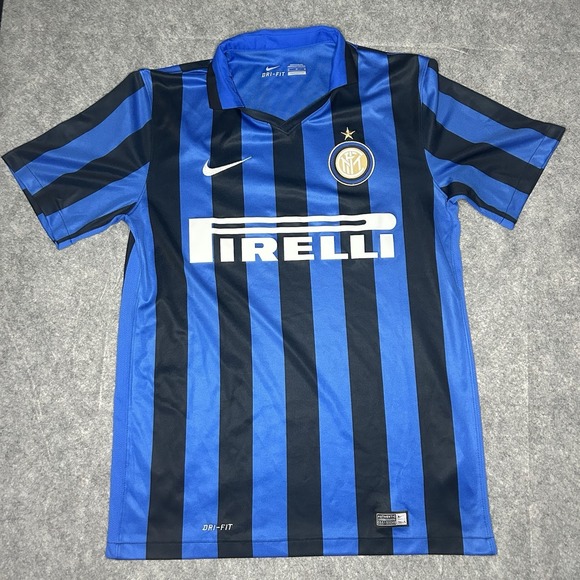Nike Other - Nike Inter Milan 2015-16 Home Jersey Official Football Soccer Kit Size M